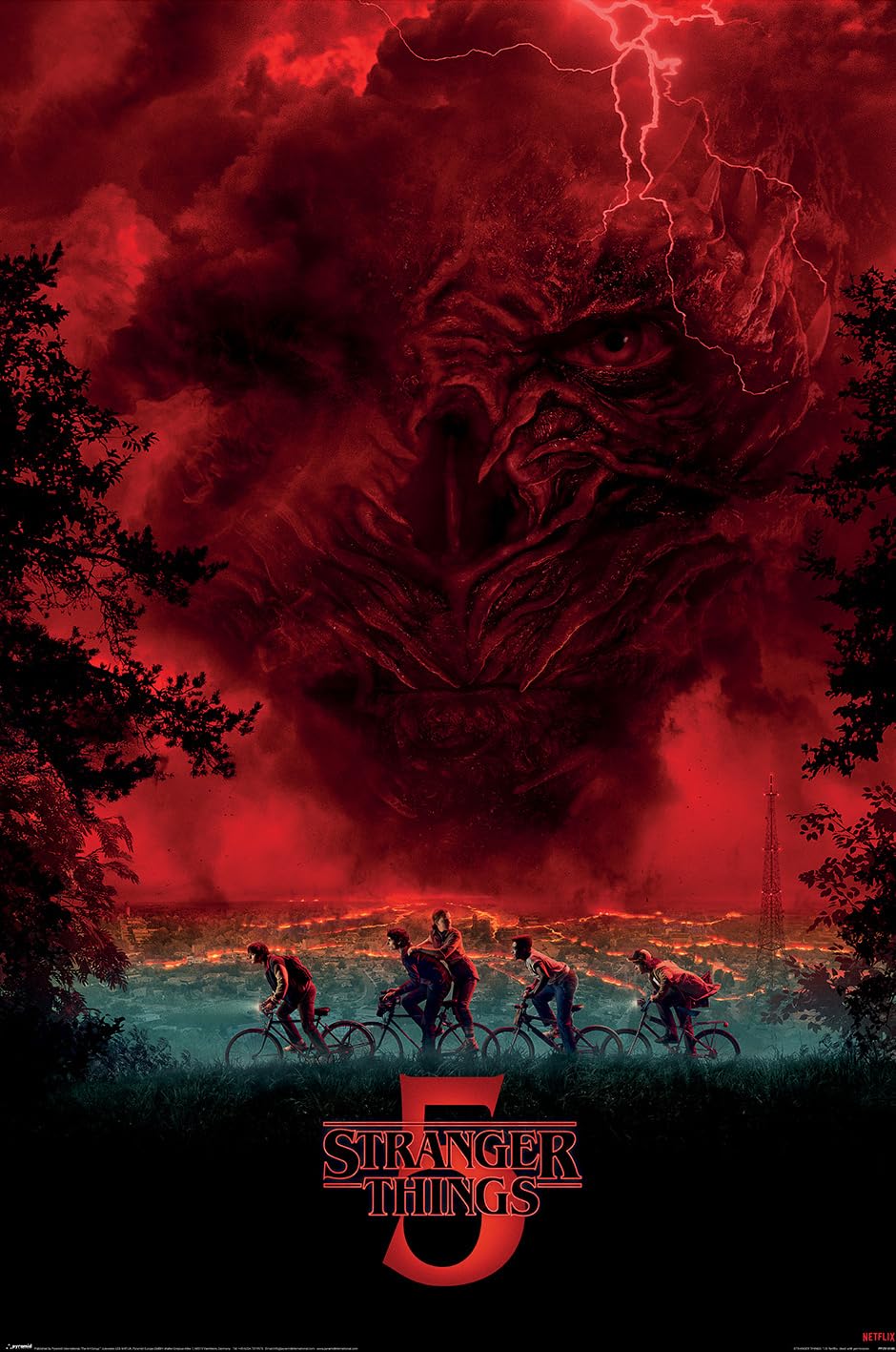 Amazon.com: Stranger Things 5 - TV Show Poster (Season 5 - Regular